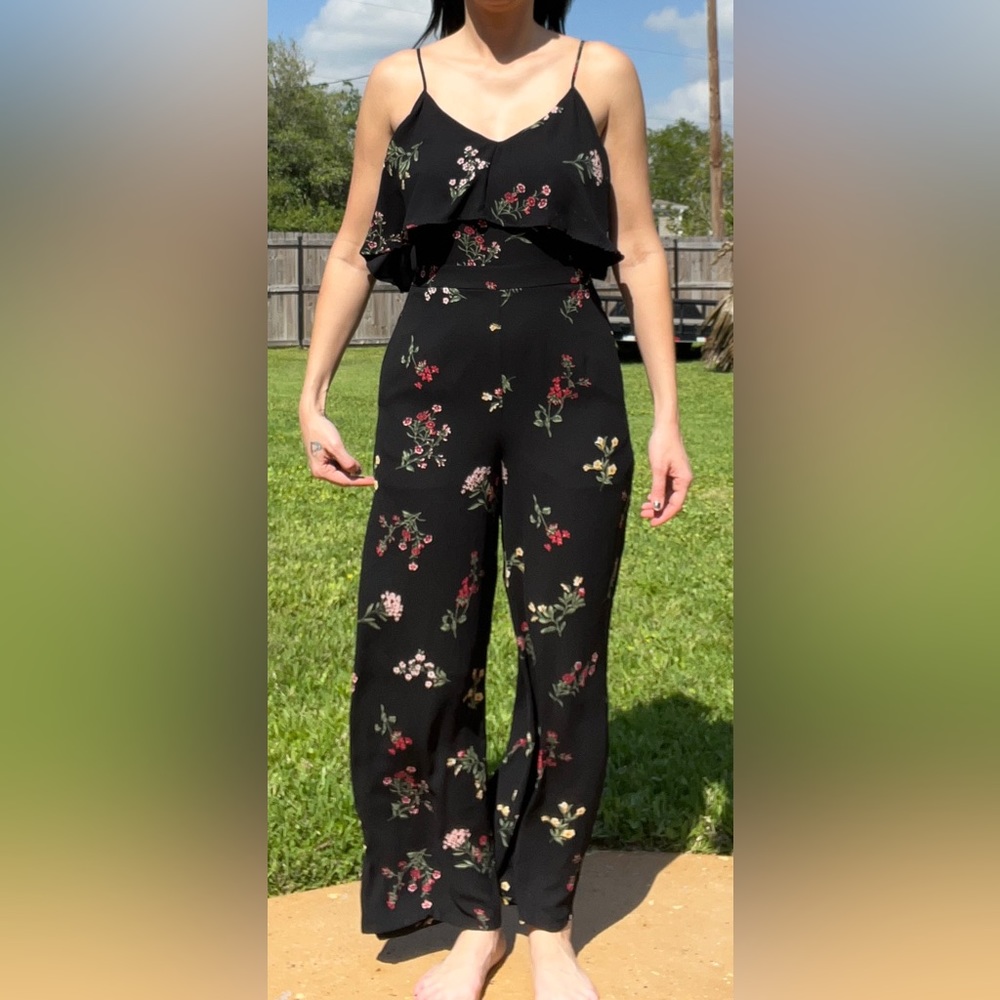 Floral pantsuit